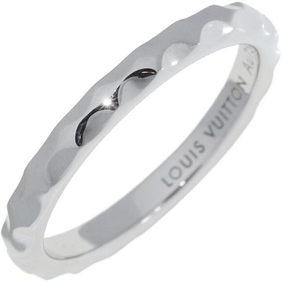 Pre Loved louis vuitton Women white | white Rings - Picture 1 of 6